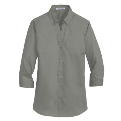 *Ladies 3/4 Sleeve SuperPro ™ Twill Shirt Thumbnail