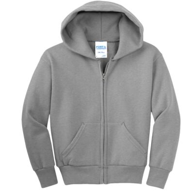 Youth Core Fleece Full Zip Hooded Sweatshirt Thumbnail