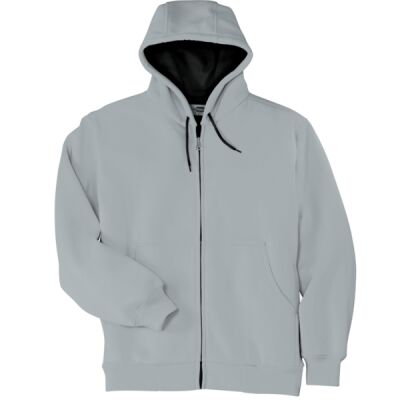 **Heavyweight Full Zip Hooded Sweatshirt with Thermal Lining Thumbnail