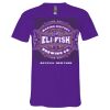 **Unisex Jersey Short-Sleeve V-Neck T-Shirt Thumbnail