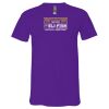**Unisex Jersey Short-Sleeve V-Neck T-Shirt Thumbnail